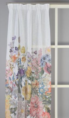 Flora multi multibandsängder med stora blommor - nordisktextil.se