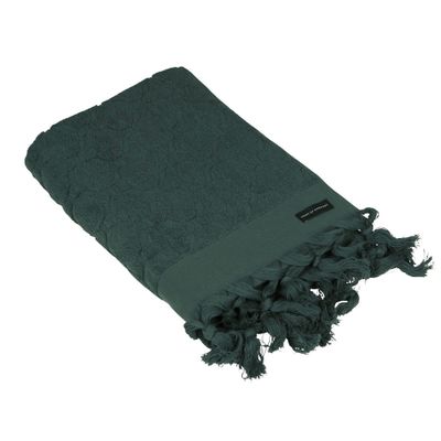 Köp Miah 50x70 mörkgrön handduk | rosahuset.com