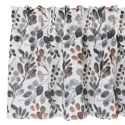Colin vit-multi Gardinkappa med blad mönster