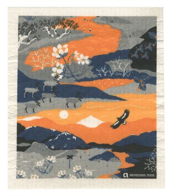 Fjällvandring orange disktrasa