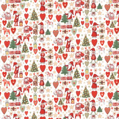 Arvidssons Textil – bomullstyg med klassisk juldesign