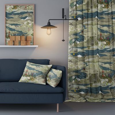 Fjallvandring-beige-bla-gardin
