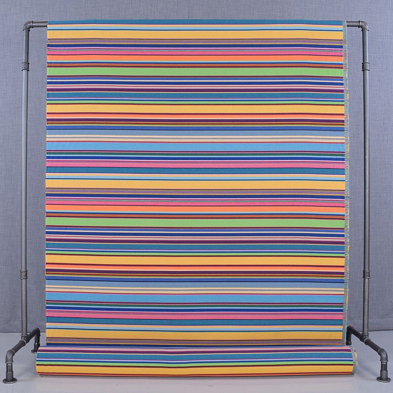 Colorful stripe jaquard