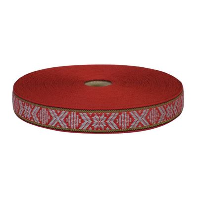 Reflexband Leksand röd 22 mm