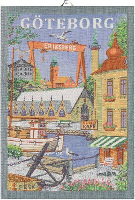 Göteborg kökshandduk 35X50 - Ekelunds Linneväveri