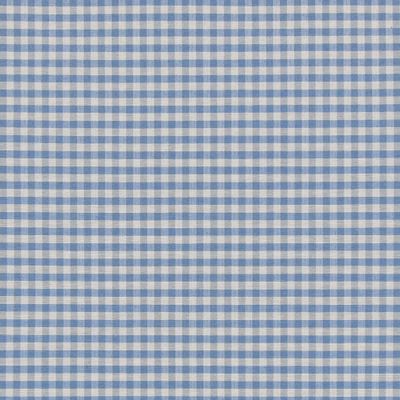 Gingham duvblå tyg