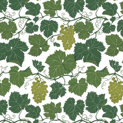 Tyget Vitis vinifera är en hyllning till vinrankans eleganta skönhet.
