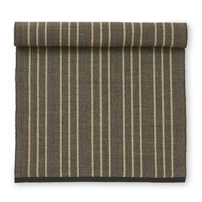 Tri svart/jute 40x140 löpare