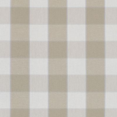 Gripsholm klassiskt beige och vit rutigt tyg