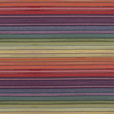 Retro stripes randigt multifärgat gobelängtyg