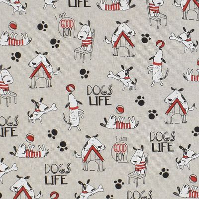 Dogs life tyg med hund liv- Rosahuset.com