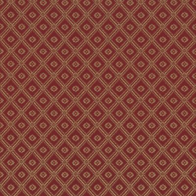 Röd gyllene möbeltyg, 70% viskos 46% polyester, 140cm bred, 25 000 Martindale.