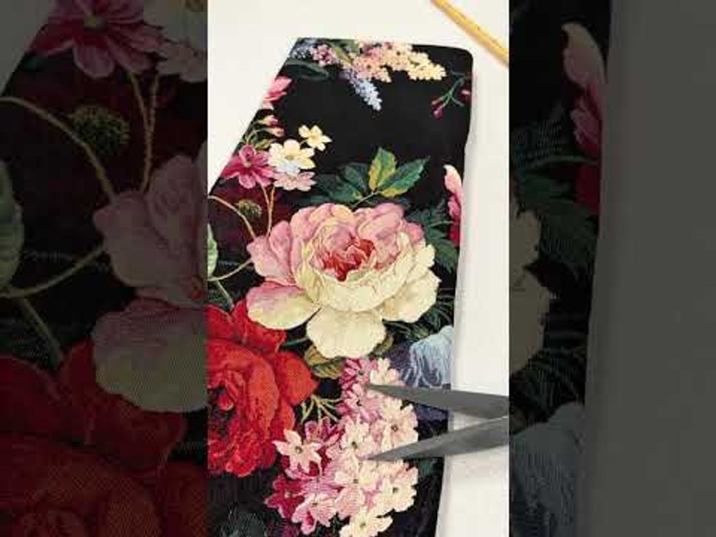 Turin svart jacquard - lyxigt möbeltyg