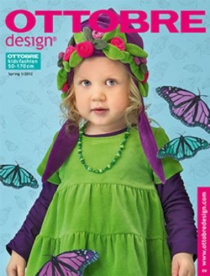 Ottobre 1/2012 design tidning med symönster till barn.