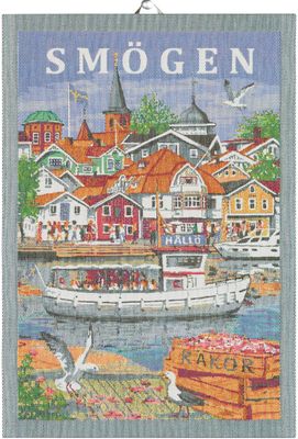 Smögen kökshandduk 35X50 - Ekelunds Linneväveri