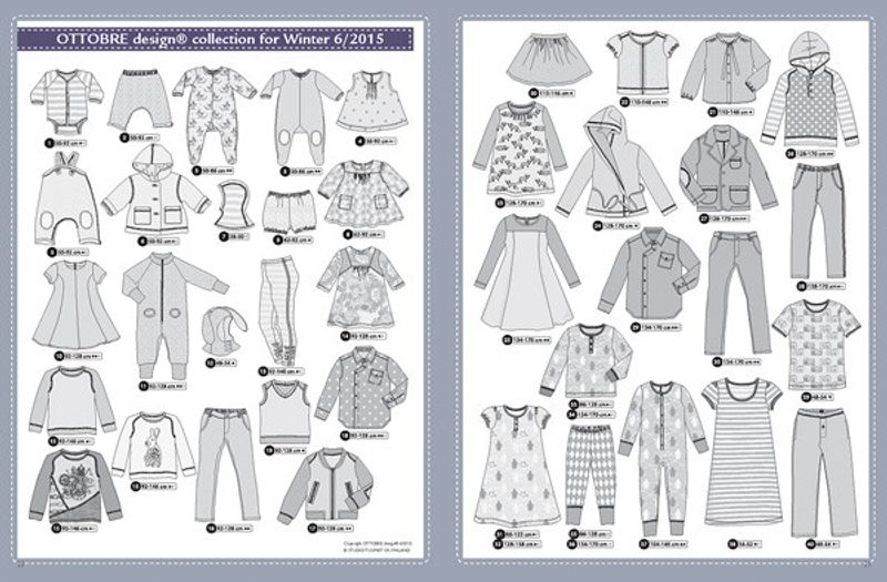 Ottobre design kids fashion vinter 6/2015 - nordisktextil.se