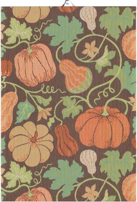 Plenty of pumpkins kökshandduk 35X50 - Ekelunds Linneväveri