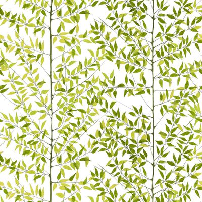 När staren kom lime tyg med slingrande blad - Rosahuset.com