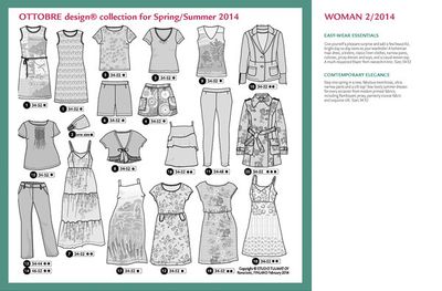 Ottobre design woman fashion vår/sommar 2/2014 - nordisktextil.se
