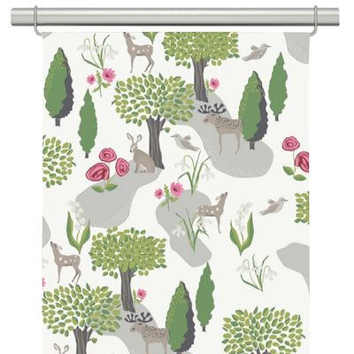Panelgardiner Slottskogen vit - nordisktextil.se