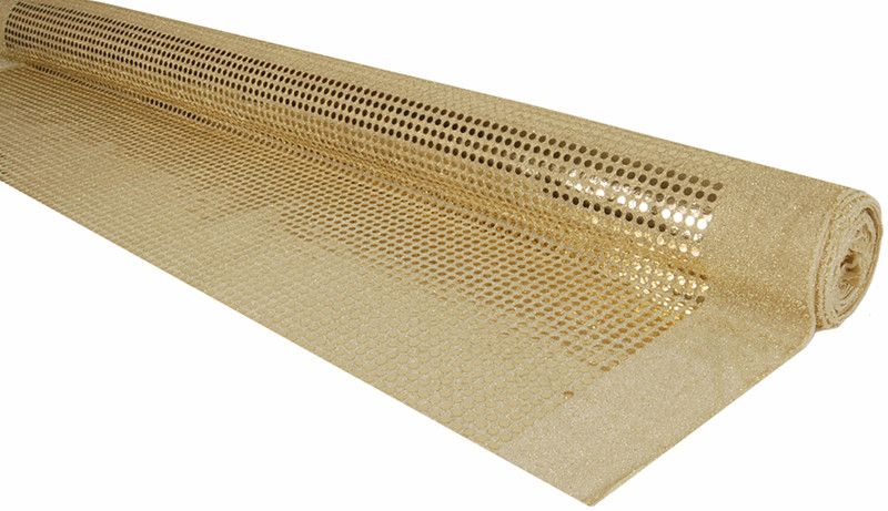 Glittriga paljettyger för sömnad av kläder, hobby, maskerad och danskläder - Paljetter guld