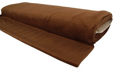 Velourtyg i brunt med mjuk yta och perfekt till gossedjur och kläder.