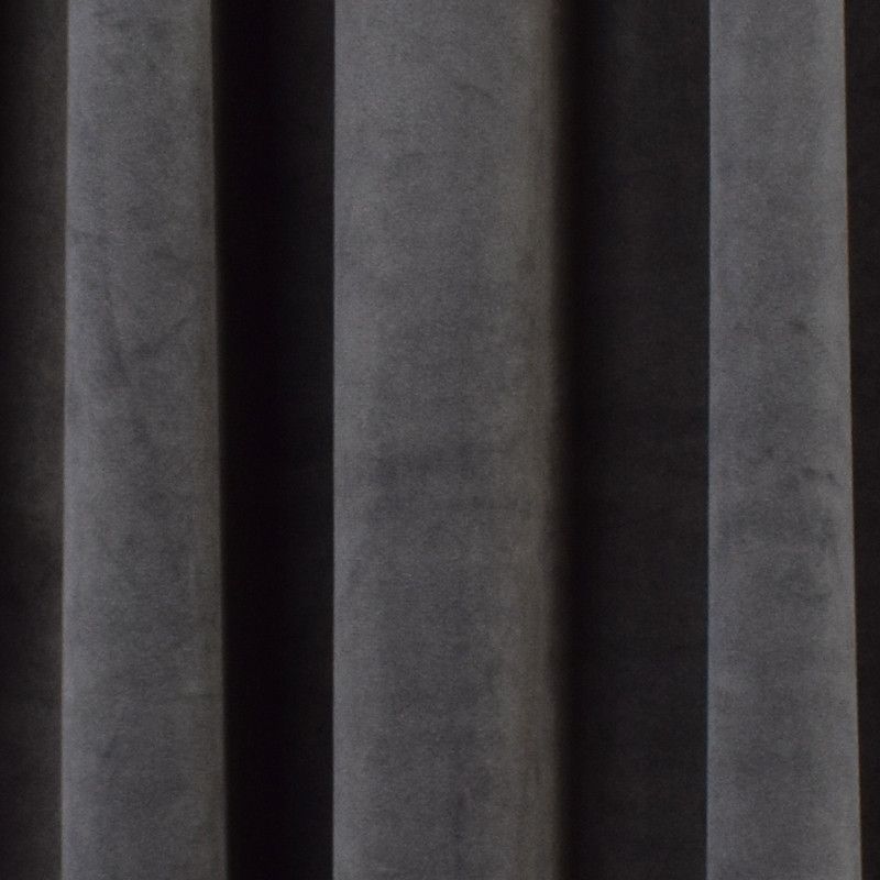 Anna mörkgrå sammetsgardiner med en lyxig känsla för ditt hem - nordisktextil.se