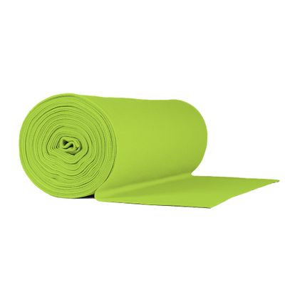 Muddväv i grönt för sömnad, mjuk och elastisk.