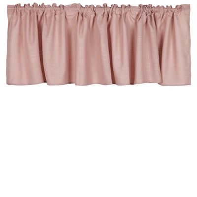 Brooklyn ljusrosa gardinkappa - stilfulla kappa med linnestruktur
