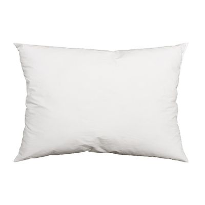 Vit innerkudde 40x60 cm med bomullstyg och mjuk fyllning med dunkänsla
