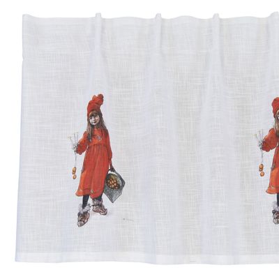 Idun jul gardinkapppa med konstnären Carl Larsson motiv på Brita