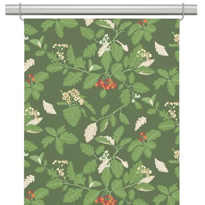 2-pack panelgardiner med gröna oxelblad