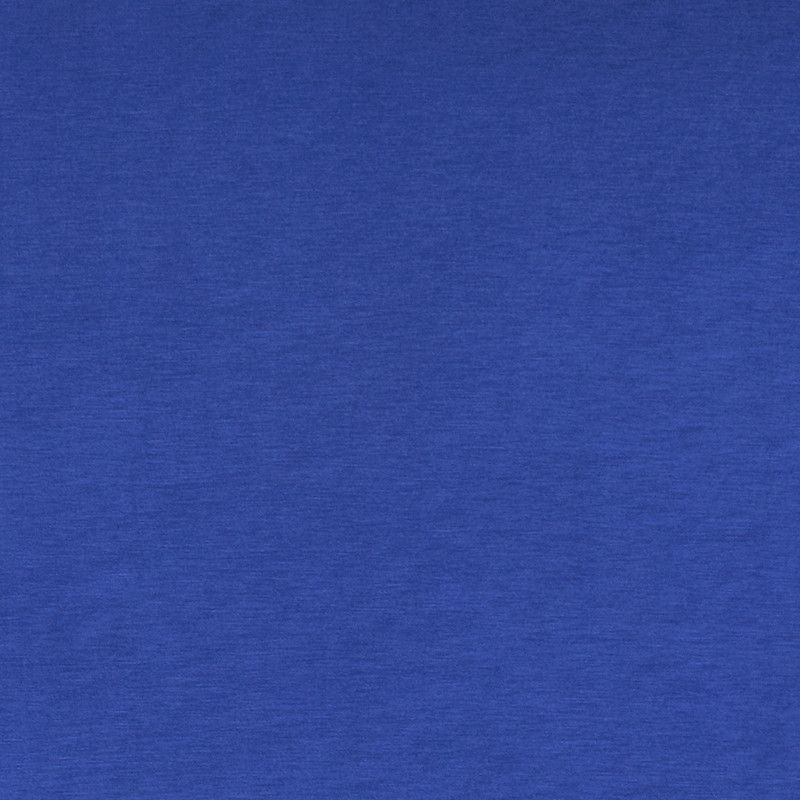 Enfärgad Bambu jersey trikå blå tyg för sömnad av kläder som klänning, byxa, blus och tshirt men underbart fall. Öko-tex 100