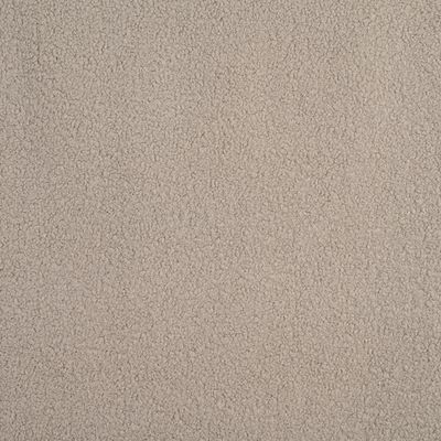 Närbild av askgrått möbeltyg med mjuk fårpälsliknande struktur