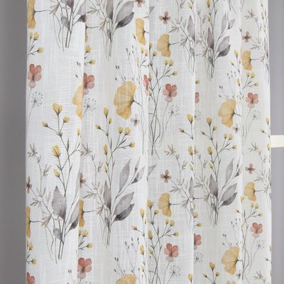 Lykke blommiga gardiner