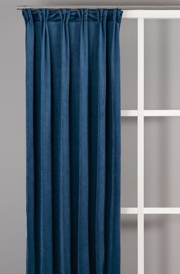 Anna Mörkblå Sammetsgardiner