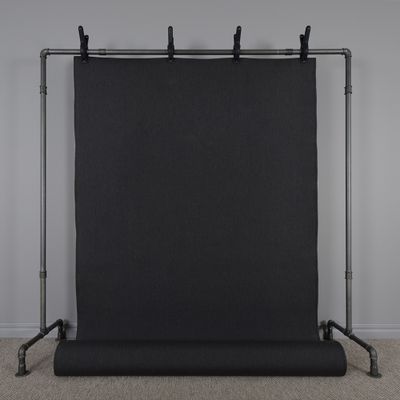 Caribien Mörkgrå Melerad Markisväv 130cm Bred