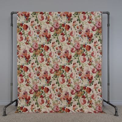 Turin Crème Jacquard - Lyxigt Möbeltyg