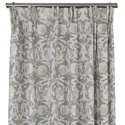 Grace beige gardiner - Klassisk blommig Arts and Crafts design