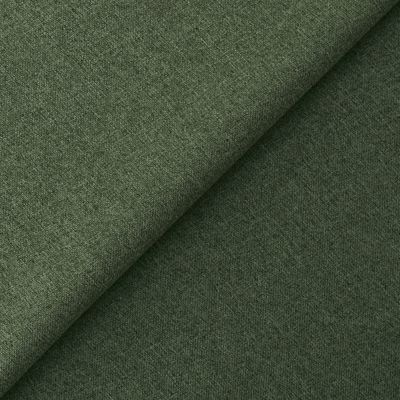 Detaljerad bild av mörkläggningstyg med melerad struktur i grön ton