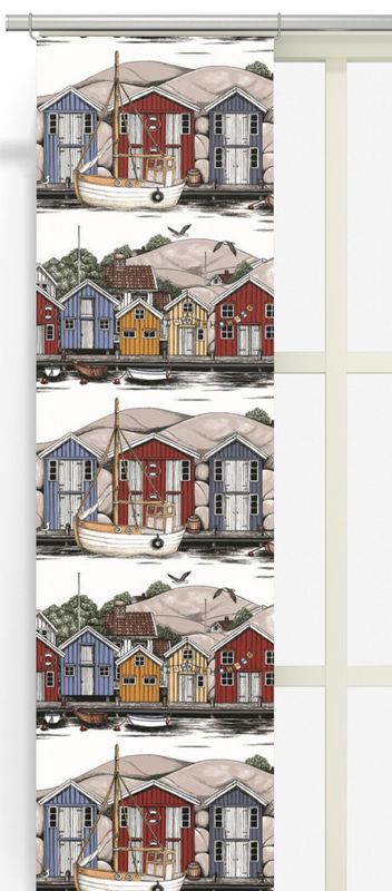 Panelgardiner Bryggviken panel för hemmet eller stugan