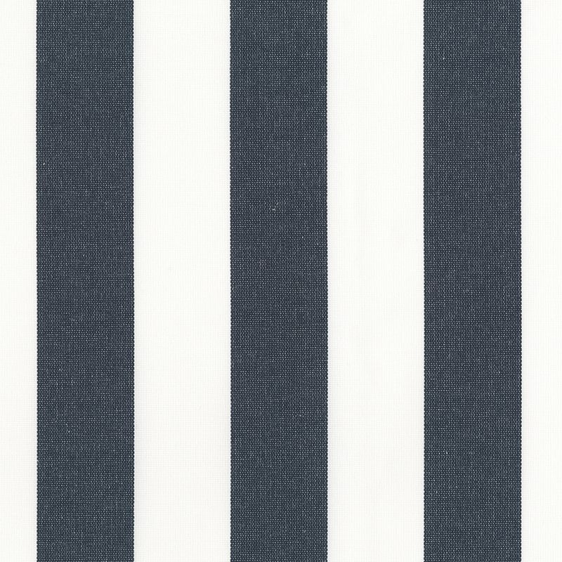 Blockrandigt tyg i mörkblått och offwhite - Martindale 35000, perfekt för gardiner och enklare möbel tapetsering