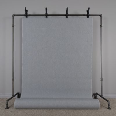 Caribien Ljusgrå Melerad Markisväv 130cm Bred