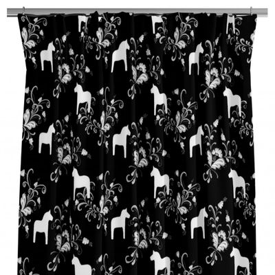 Kurbits black-grey gardiner - nordisktextil.se