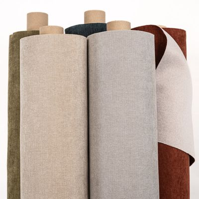 Flow Silver Möbeltyg – Mjuk & Slitstark Chenille