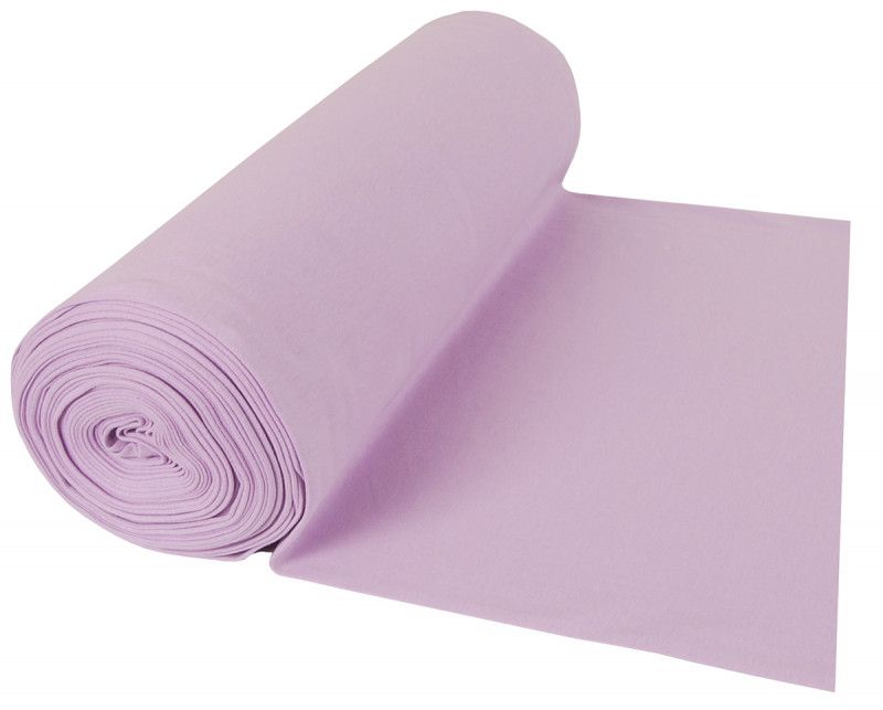 Mudd ljuslila - Rundstickad muddväv ljuslila säljs på metervara i våran webbutik online.