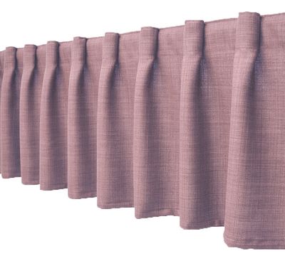 Lavendel enfärgad gardinkappa på metervara