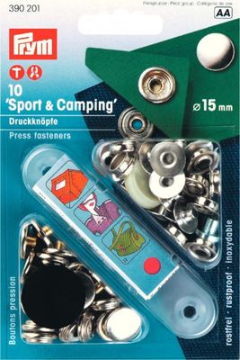 Tryckknapp Sport & Camping silver