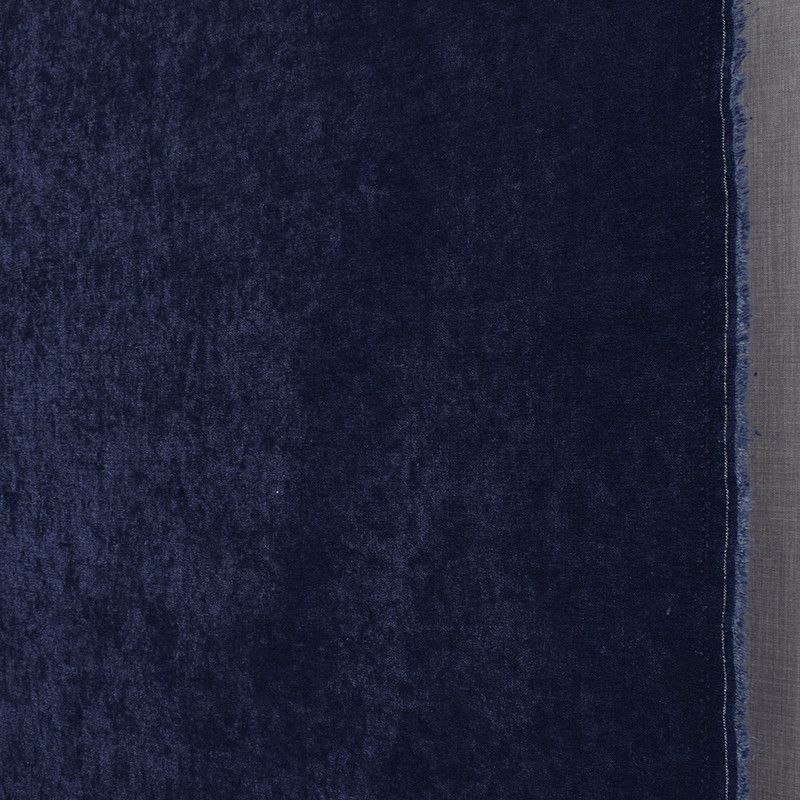 Chester blå enfärgat chenille möbeltyg med 100000 martindale i slitstyrka.