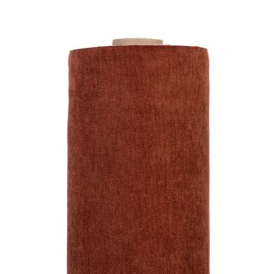 Flow Burnt Brick Möbeltyg – Mjuk & Slitstark Chenille